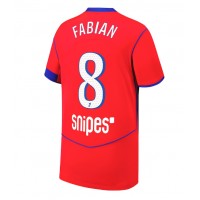 Paris Saint-Germain Fabian Ruiz #8 Tretí futbalový dres 2025-26 Krátky Rukáv